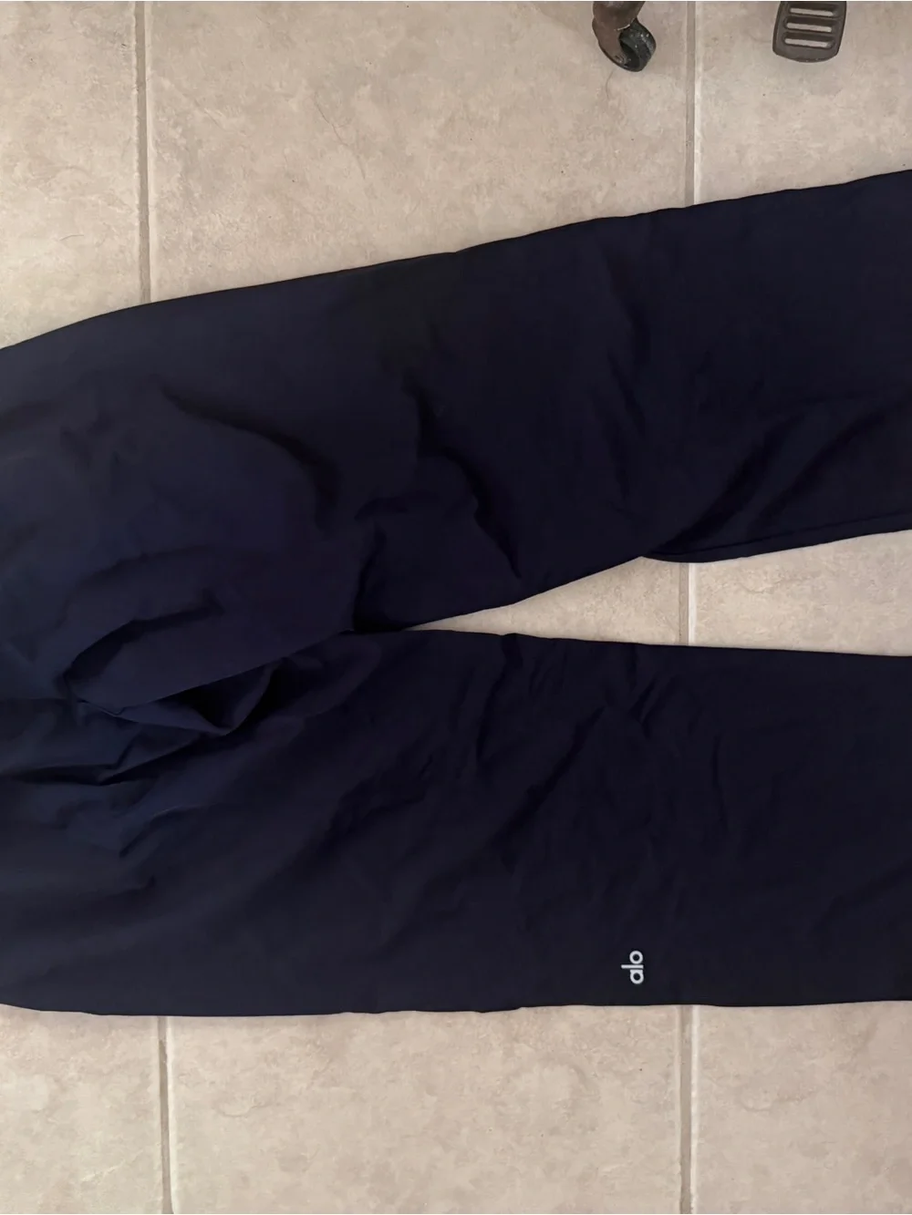 Alo Yoga Suit Up Trouser, Navy, NWT, Lightweight Travel Lounge Wide Leg, XL